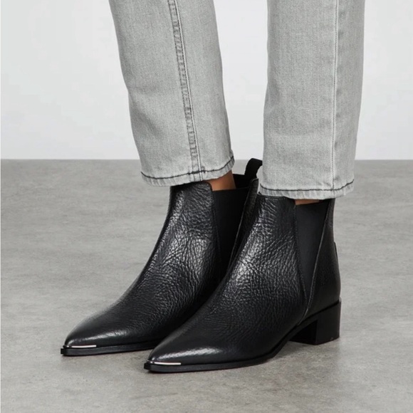 Acne Studios Jensen Boots Grained Leather - Picture 2 of 11